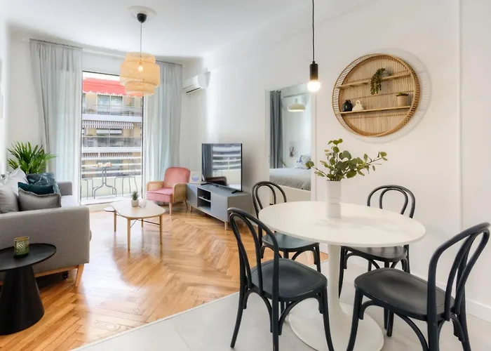 #29 Suite Gambetta Ac Sea View 2 Bedrooms 1Min Walk To Promenade & Sea