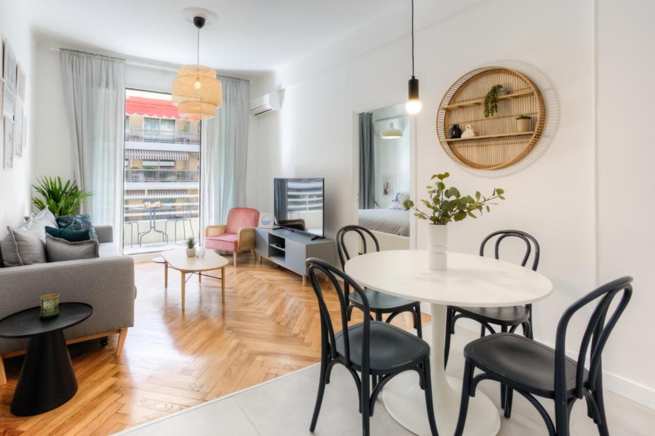 Apartment #29 Gambetta Ac Sea View 2 Bedrooms 1min Walk To Promenade & Sea Nizza
